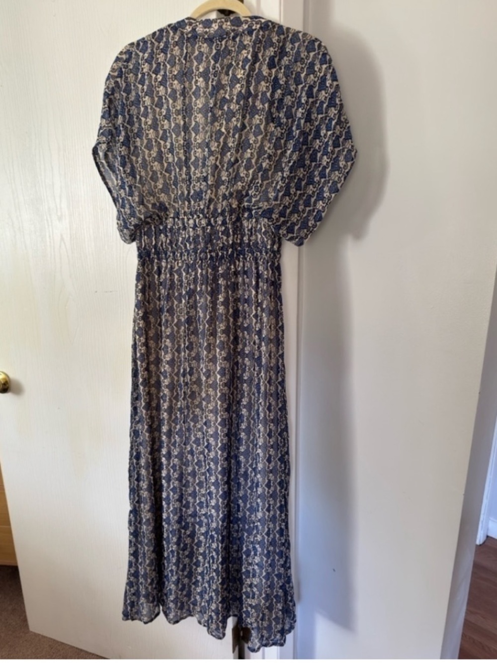 Vineet Bahl Anthropologie Oda Embroidered Maxi Dress - Picture 3 of 8